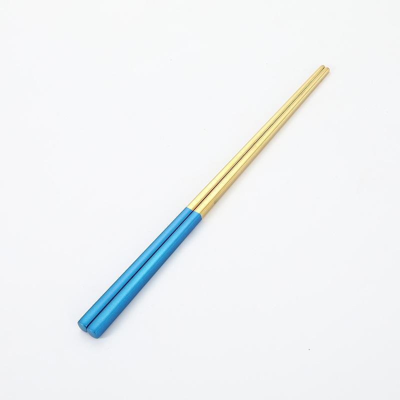 4 Pairs Stainless Steel Chopsticks Chinese Style Non-Slip Reusable Metal Long Chopstick For Rice Hotpot Sushi Tableware Kitchen Tools