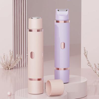 Женская электробритва USB перезаряжаемая водонепроницаемая портативная дорожная бритва для лица, тела, зоны бикини, рук, ног, эпилятор, триммер