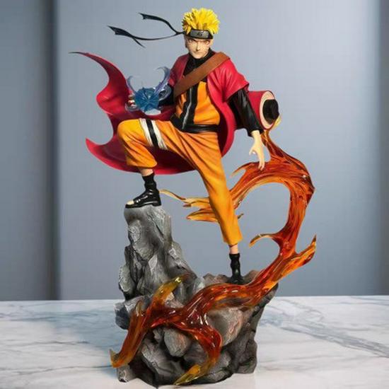 Naruto 10-летний юбилей Высококачественная статуэтка-модель Саске и Наруто GK Статуэтка Украшение Подарок