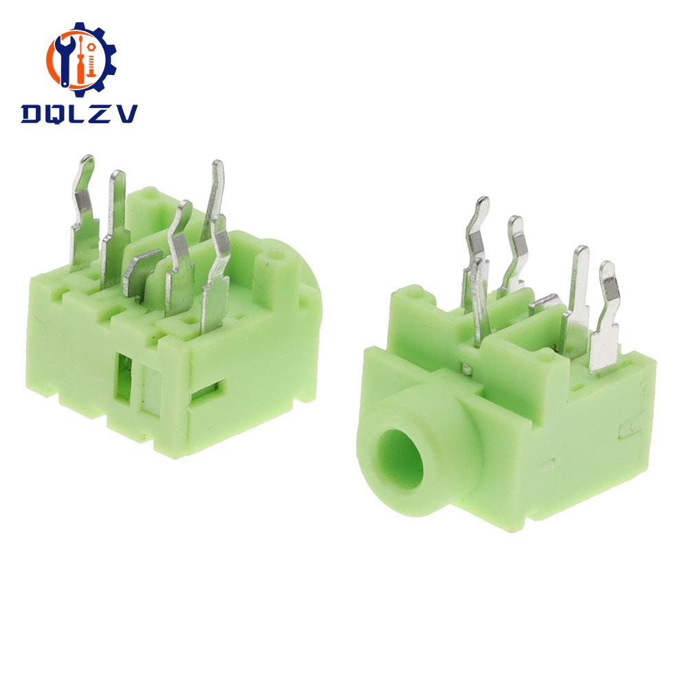 Headphone Jack Socket PJ-317 5Pin DIP 3.5MM Stereo Female Socket 3.5 Audio Earphone Connector PJ317 Audio Socket