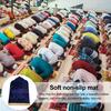 Исламский молитвенный коврик, утолщенный напольный коврик, нескользящий нижний молитвенный коврик для детей, мужчин, женщин, лба, коленей, подарок на Рамадан