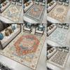 1PC Vintage Persian Carpet American Bohe Moroccan Living Room Rug Lounge Room Tea Table Rug Kitchen Floor Mat Cloakroom Rug