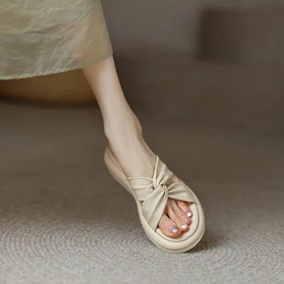 Модный дом Женские шлепанцы с открытым носком и женские сандалии Обувь Слайды Домашняя платформа Комнатные Толстые Уличные H Сандалии Роскошный Новый стиль G Y