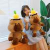 New Kapibara plush toy doll children's soothing doll bubble capybara doll throw pillow