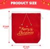 JOYFY Рождественские большие подарочные пакеты 31" x 27" с кордом-кулиской, красный мешок Санты для помещения, рождественский подарок, костюм мешка Санта-Клауса