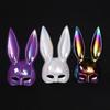 Rabbit Ears Mask Bunny Mask Half Face Mask Prom Party Supplies Women Half Mask Party Cosplay Props