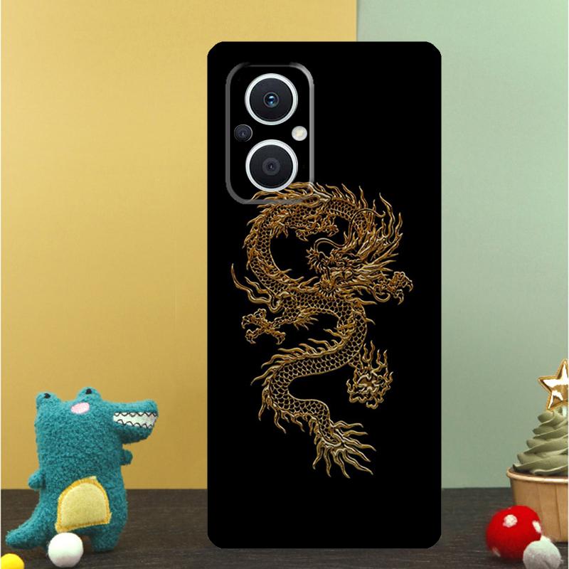 Чехол с китайским драконом для OPPO Reno 15 13 10 11 14 Pro 12 F 13F 14F 15F 7 8 Lite OPPO Find X9 X8 X5 Pro