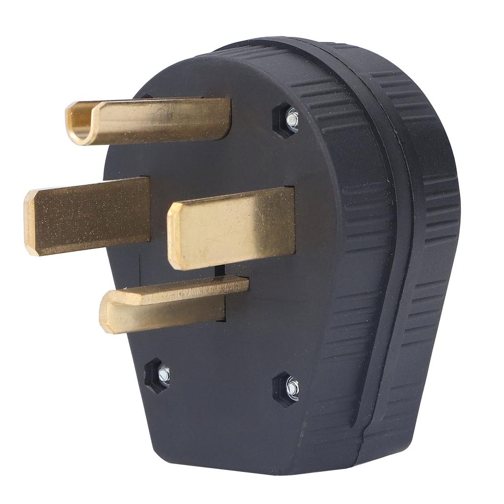 4-отверстие промышленная вилка PA66 пластиковая латунная прямая силовая вилка разъем 30A 125V 250V