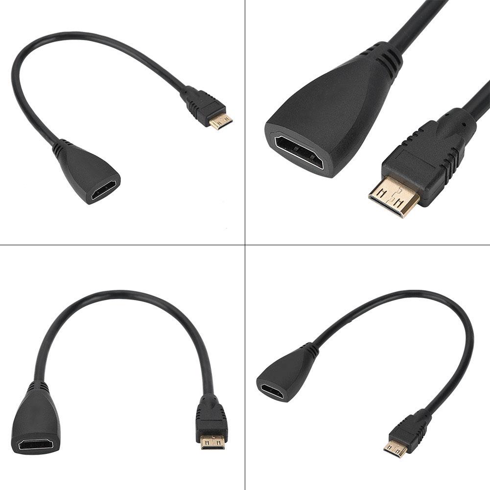 HDMI-мама к мини-HMDI-мужчине Адаптерный кабель-конвертер 1080P 3D Высокая скорость