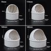 New PVC Air Vent Half Spherical White Ducting Ventilation Vent Cover Wall Ceiling