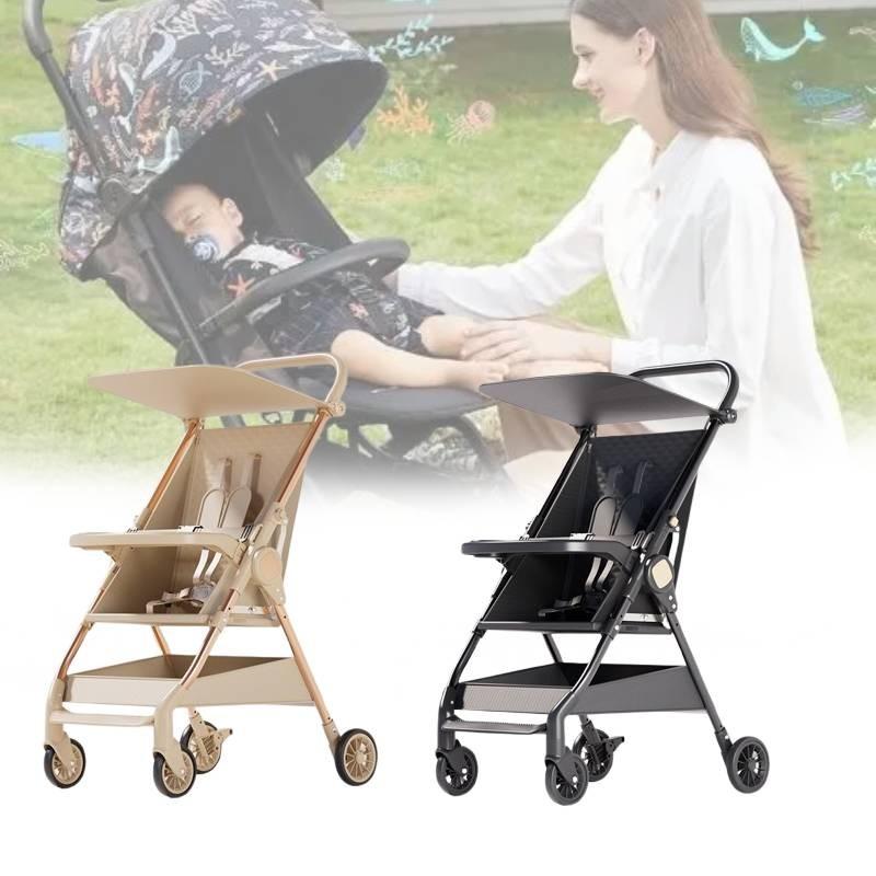 Versatile Collapsible Pocket Stroller Easy To Use Lightweight Child Carrier In Two Colors
