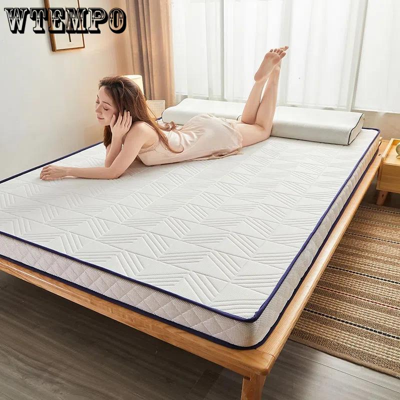Матрас складной одинарный двойной нескользящий мягкий удобный матрас латексные матрасы резиновая подушка для защиты позвоночника