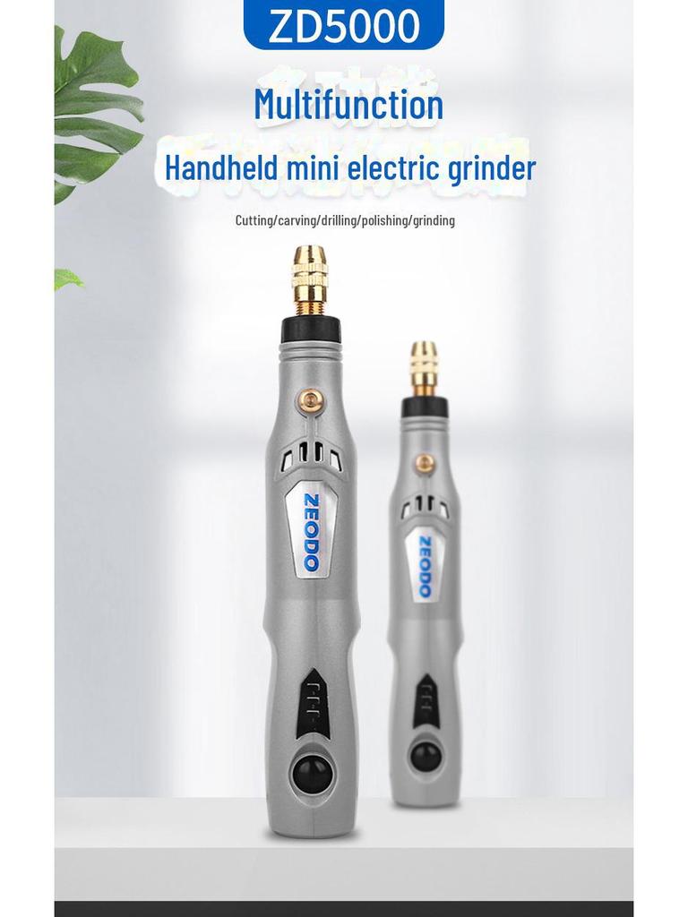 Электрическая мясорубка ZD5000: Перезаряжаемый, с регулировкой скорости, мини, полировка, гравировка на нефрите, небольшой гравировальный станок по дереву
