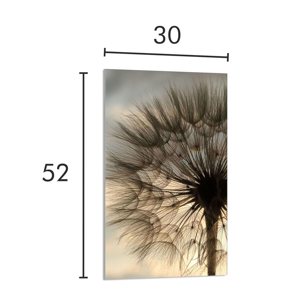 SZKLANA DESKA DO KROJENIA 30x52 Kwiat