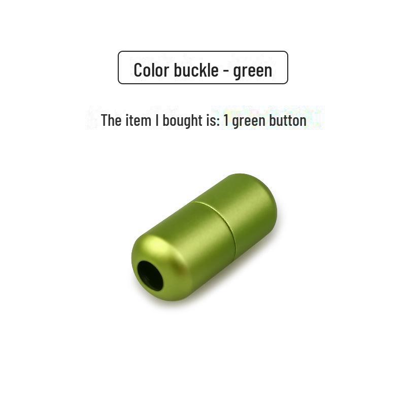 Алюминиевая пряжка для шнурков Capsule - металлический аксессуар для обуви No-Tie