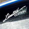 Decoration Car LIMITED EDITION Sticker Vinyl Car-styling Sticker New Reflective Laser Decal