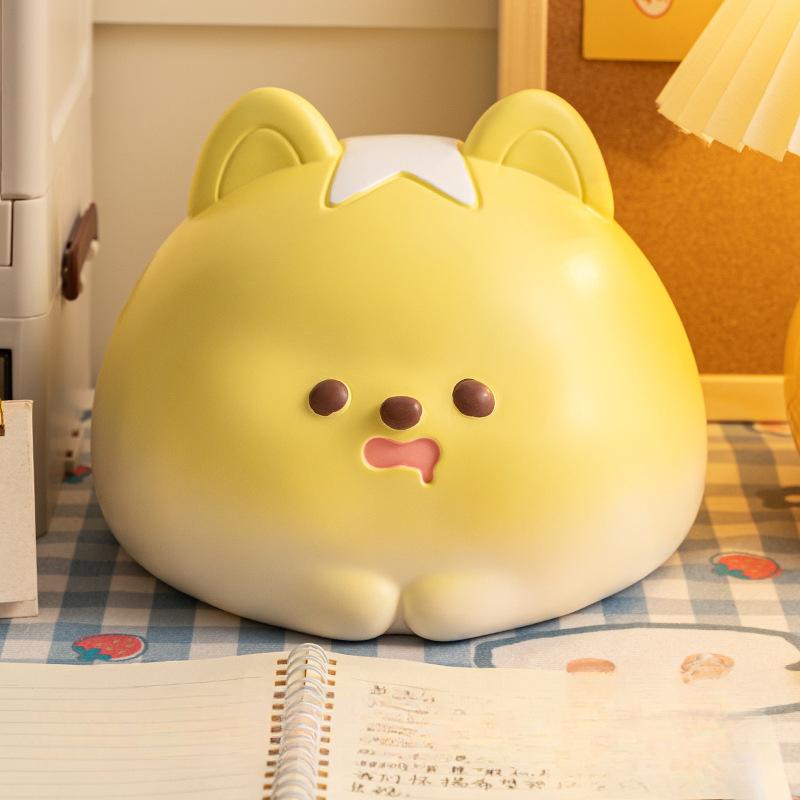 Креативная мультяшная копилка в виде собаки-хлеба, которую можно вносить и снимать, детская симпатичная резиновая большая копилка, подарок на открытие школы