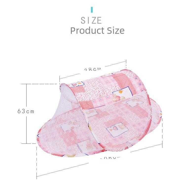 Складная противомоскитная сетка для младенцев в картонной коробке, бесплатная установка для детей от 0 до 2 лет