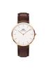 Год импорта Daniel Wellington DW Watch Classic Bristol 40mm Watch Brand Стильный Популярный Бизнес Кожаный Подарок Boyfriend [Официальный магазин/2