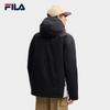 Fila Оригинальная Модная Повседневная Спортивная Универсальная Панк Рабочий Стиль Свободная Куртка-пуховик с капюшоном Мужская Верхняя одежда Легендарно-синий F11M549913FNV