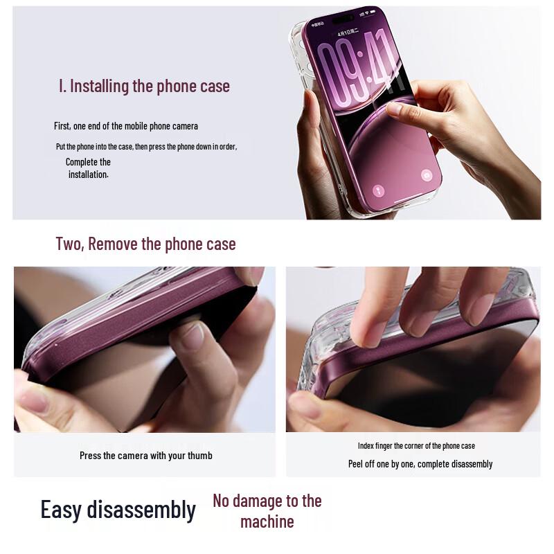 Baseus Magnetic Clear Protective Case for iPhone 18 Pro Max