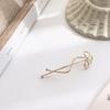 Elegant Sweet Barrettes Hair Side Clip Women Bobby Pin Zinc Zinc Alloy Hairpin Flower Hair Clips Wave
