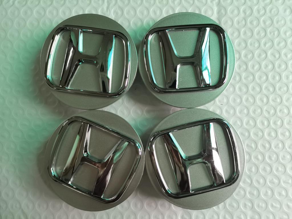 ASZ2 4pcs 62mm Wheel Center Cap Logo Hub Cover Badge Emblem for Honda Civic City Accord Odyssey Spirior CRV HR-V Jazz CBR HRV Set 4