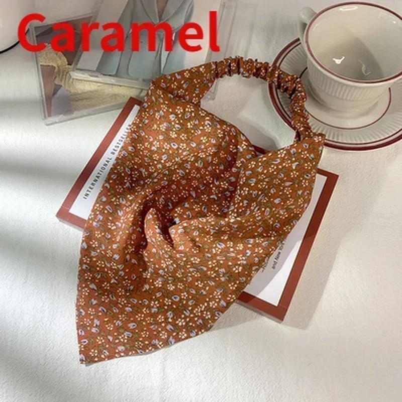 Printed Triangular Headband Bohemian Headband Elastic Headband Women's Dust-proof Headscarf Wholesale Creative Gifts