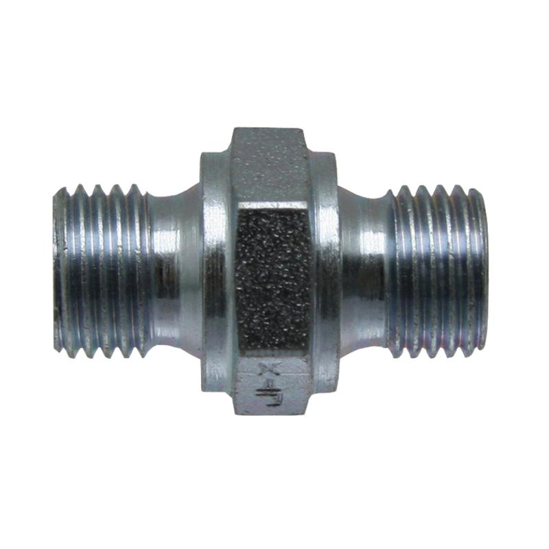Straight connector GA 5/8 - BSP x 1 - BSP 250 bar 51 GRANITE