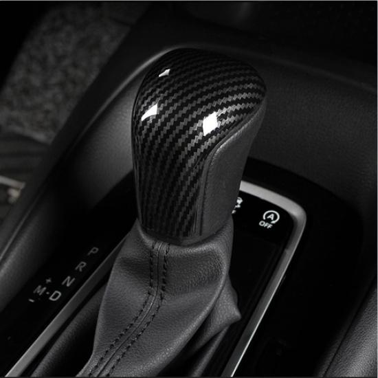 Carbon fiber Car Gear Shift Knob Cover Trim For Toyota Corolla Cross