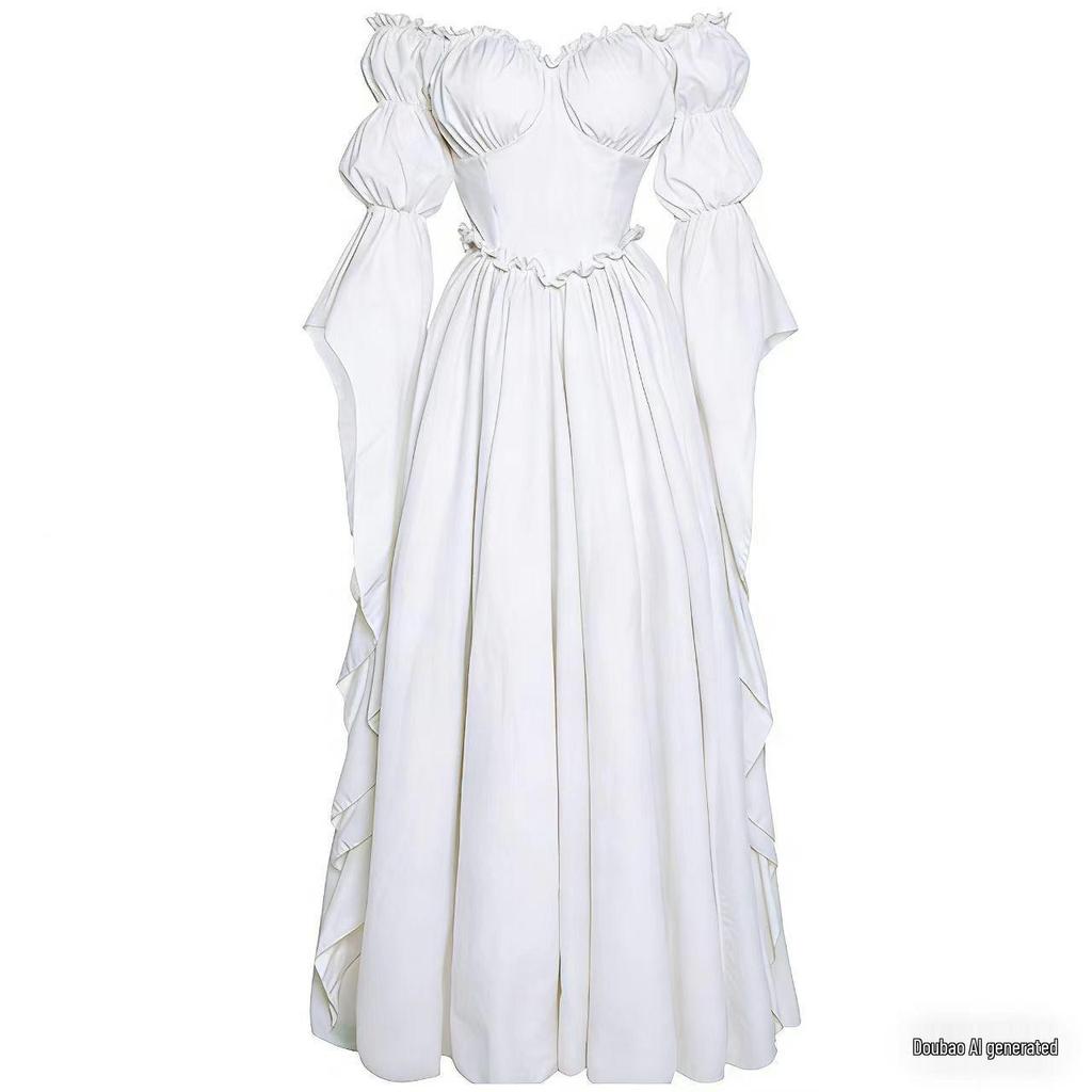 Средневековое женское ретро-платье для сценических выступлений