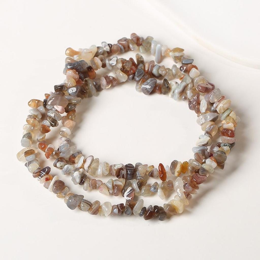 Ожерелье из натурального аметиста, 80 см - Полированные, Неправильные полоски для изготовления украшений и браслетов своими руками