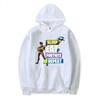 Printed Game Fortnite Sleep Eat Fortnite Repeat Casual Long Sleeve Hoodie Cotton