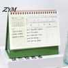 Home Office Desk Accessory 2027 Calendar, Standing Flip Desktop Minimalist Gold Foil Cover Monthly Organizer for Planner, Thick Paper Note Taking,