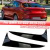 1 пара глянцевых черных диффузоров для заднего стекла Canard Air Splitter для BMW X4 G02 2019-2023