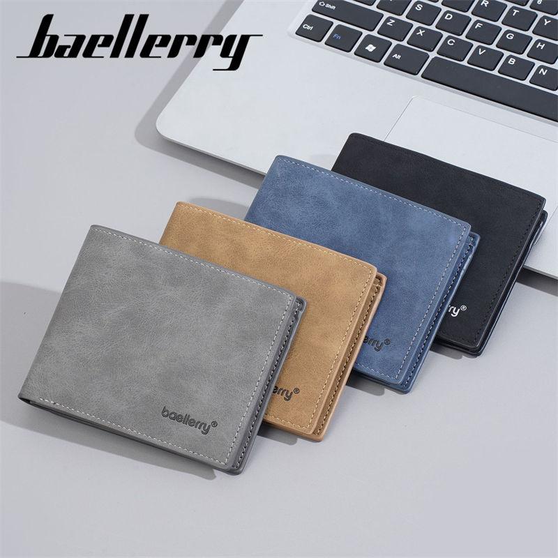 Baellerry Мужские короткие кошельки Повседневный дизайн Визитница Модный кошелек для денег