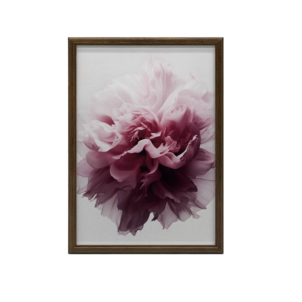 Pastelowy Urok Kwiatu Pastelowy Urok Kwiatu, 70X100 Cm, Rama Drewniana Jasny Dąb, Papier Matowy 230 Gsm