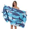 High Quality Thin Quick Drying Bath Towel with Double-sided Printed Water Absorbing and Non Fading Ultra-fine Fiber Beach Towel