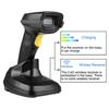 1d 2d Wireless Barcode Scanner with Charging Base Qr Code Scanner Barcode Reader Bar Scanner Handheld Wireless Scanner