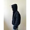 Fur Collar Hooded Puffer Jacket for Men Women, Retro Short Quilted Winter Coat with Thick Warm Padding, Clean Fit Style