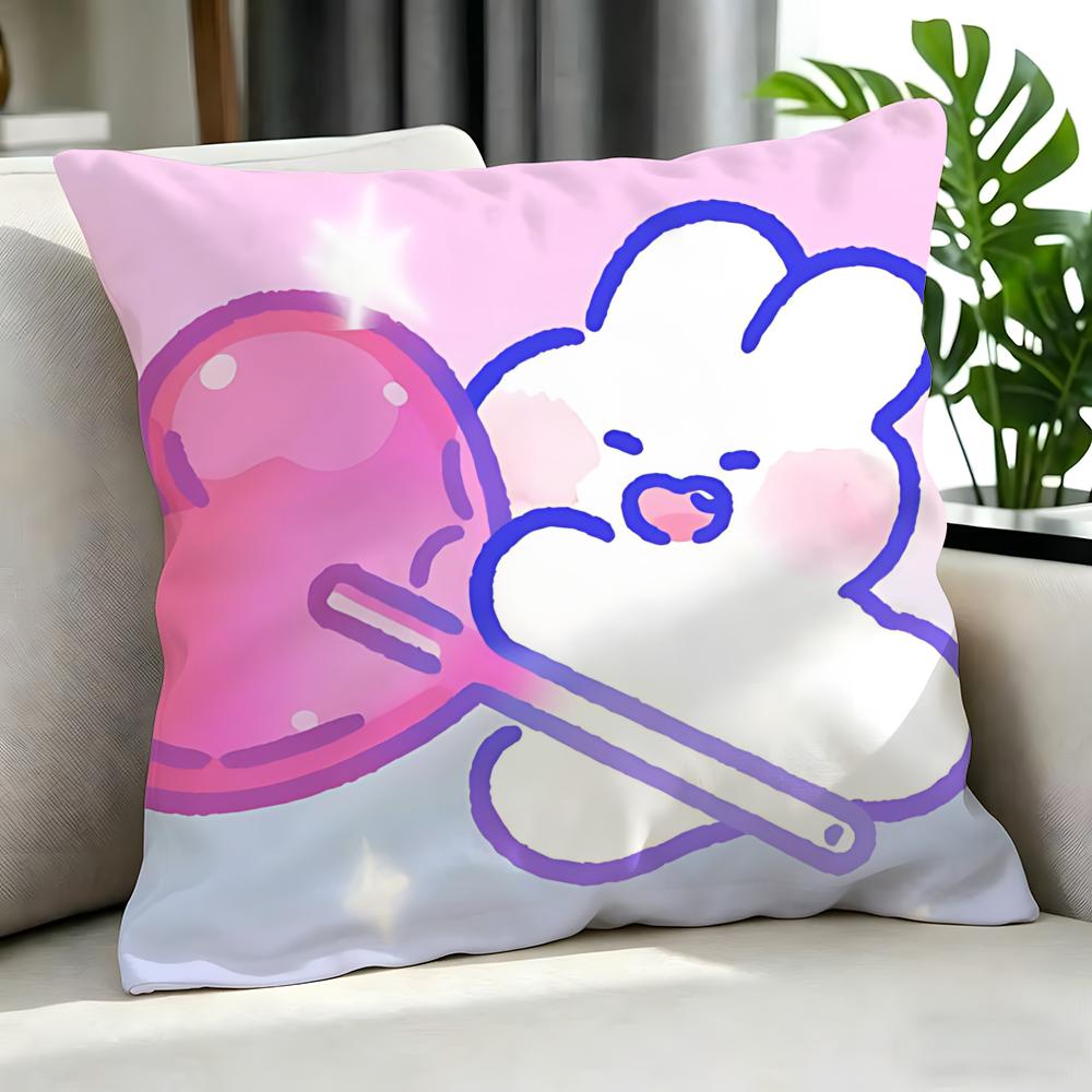cute Mongnyang Cushion Cover Cushion Cover Set Pcs x x x Pillowcase Decorative Sofa Home Decor