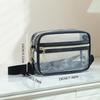 Waterproof PVC Crossbody Bag Adjustable Shoulder Strap Clear Messenger Bag  Unisex