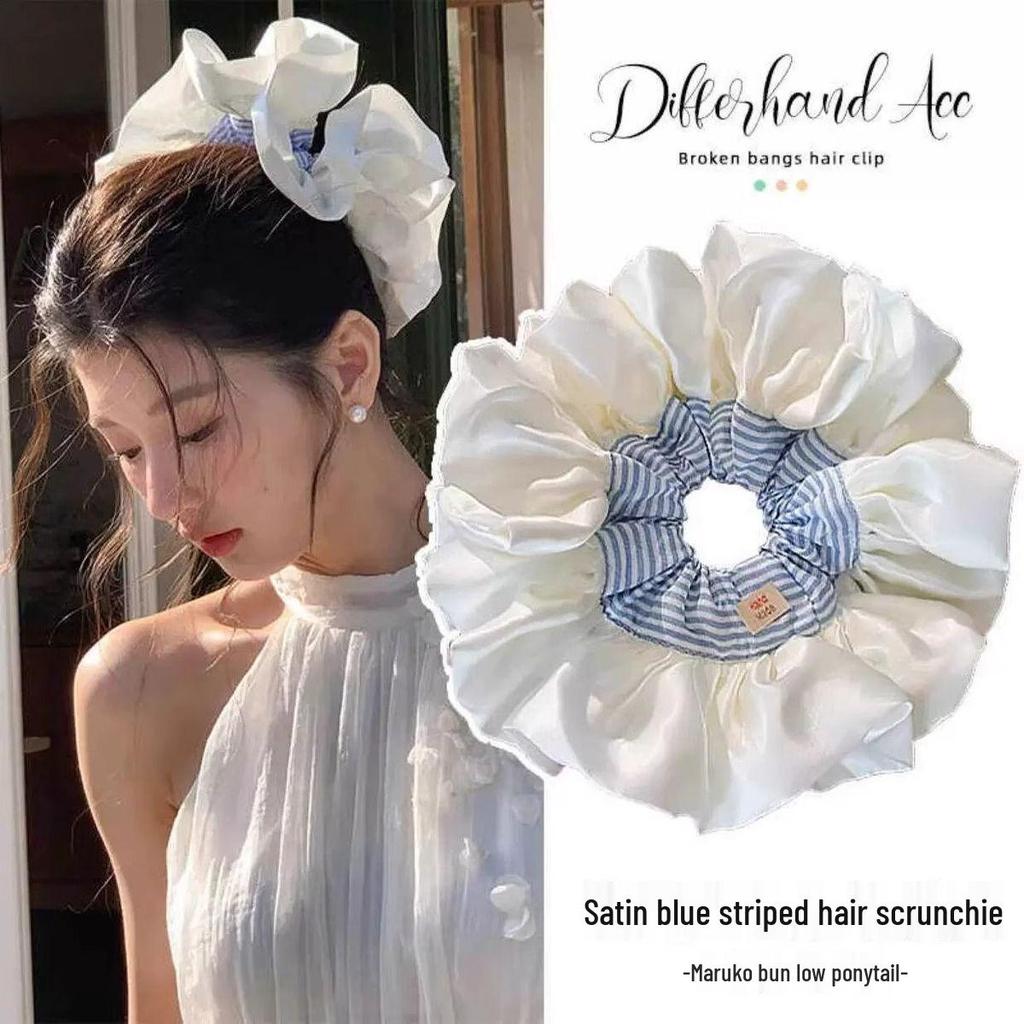 French-Korean Double-Layer Ballet Lace Extra Large Hair Scrunchie