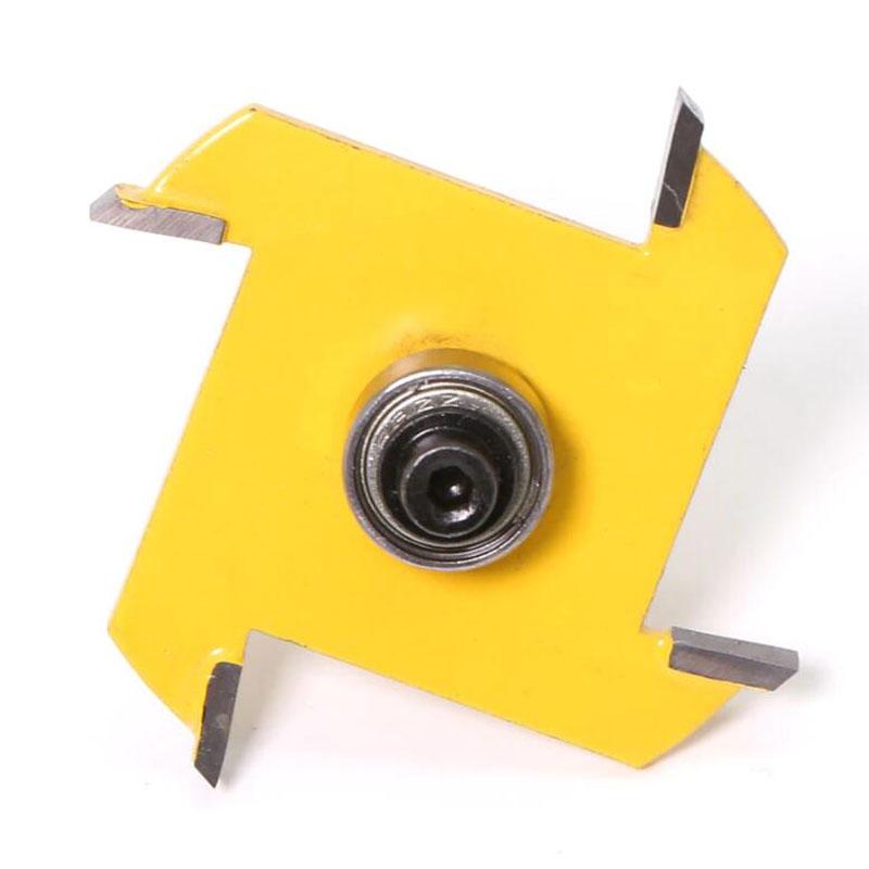 8mm Shank Z4 T Type Slotting Bit Cutter Industrial Grade Rabbeting Bit Woodworking Tool Router Bits