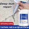 Waterproof Crack Sealant, High Elasticity Flex Sealant for Roof Leak Repair, Fast-Drying Concrete & Wall Adhesive, Liquid Crack Filler
