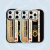 For iPhone 13 14 15 Pro Max Samsung Galaxy A14 A15 A24 Xiaomi 13T Redmi 12C Soft Chubby Phone Case A19 Original Retro Cassette Tape Art TPU Cover