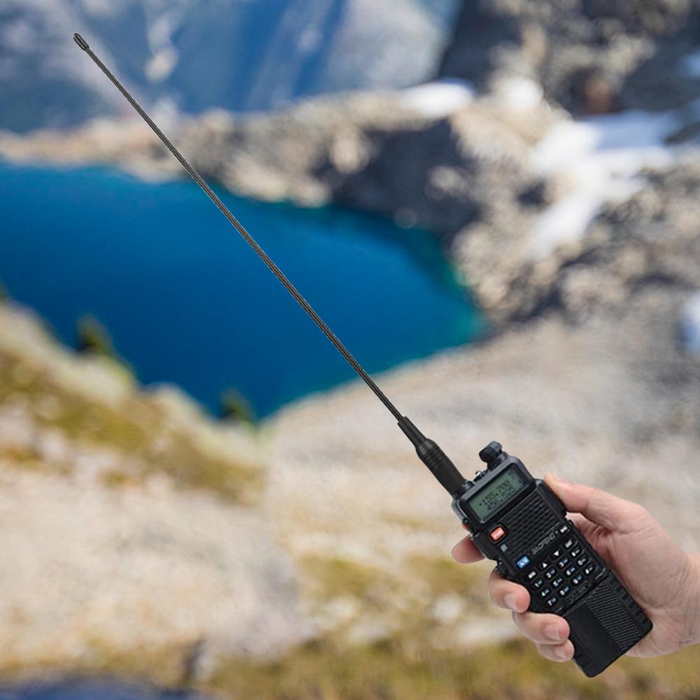 Двухдиапазонная антенна NA-771 VHF UHF SMA Female для рации, гибкая UHF антенна двойной широкой полосы для Baofeng UV 5R BF-666S BF-777S
