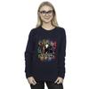DC Comics Womens/Ladies Black Adam JSA Complete Group Sweatshirt