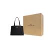 COACH Leather Shoulder Bag Large Women's Black C4077-IMF2L