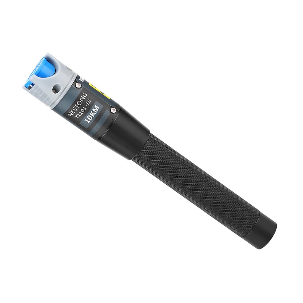 Fiber Optic Cable Tester Aluminum Alloy Red Light Visual Fault Locator Pen 10MW Wavelength 650nm